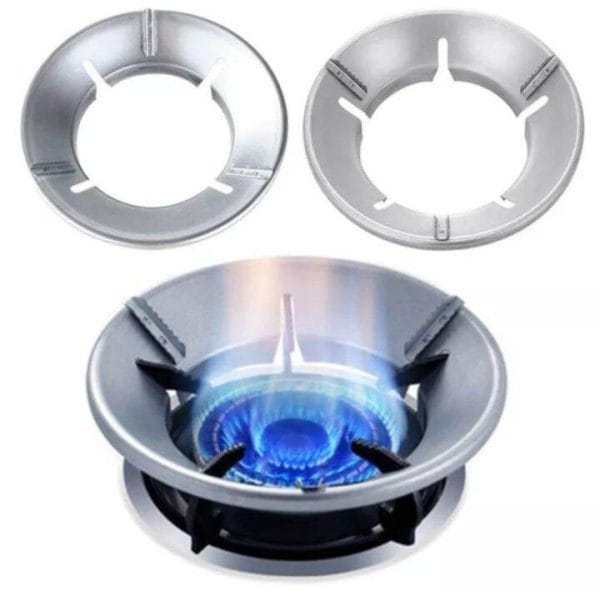 Energy-Saving Gas Stove Cover | Windproof Disk & Universal Round Bracket